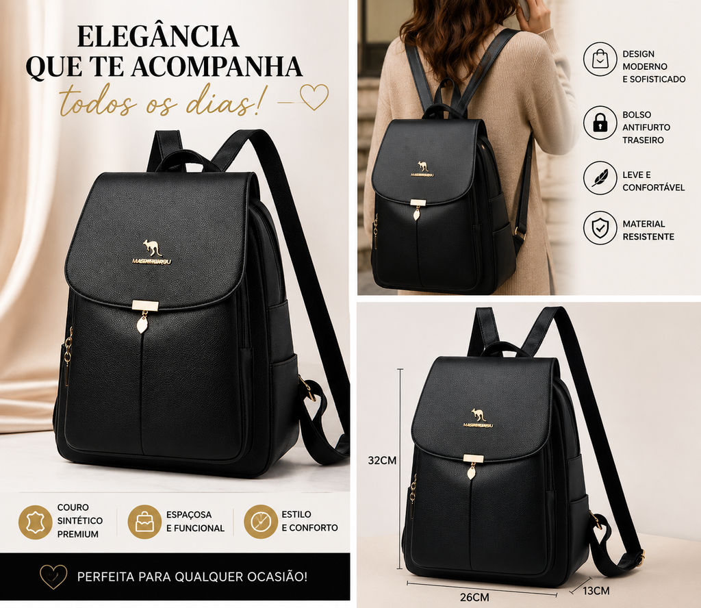 Bolso Para Mujer Cuero Elegante